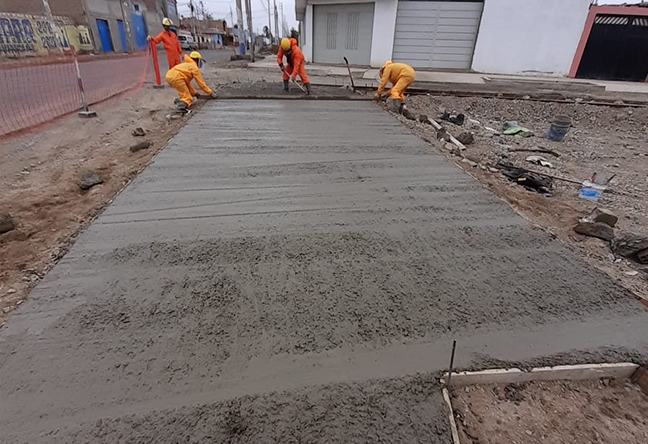 PROYECTO APLICACIÓN CONCRETO ESTAMPADO VEREDA, HUACHO